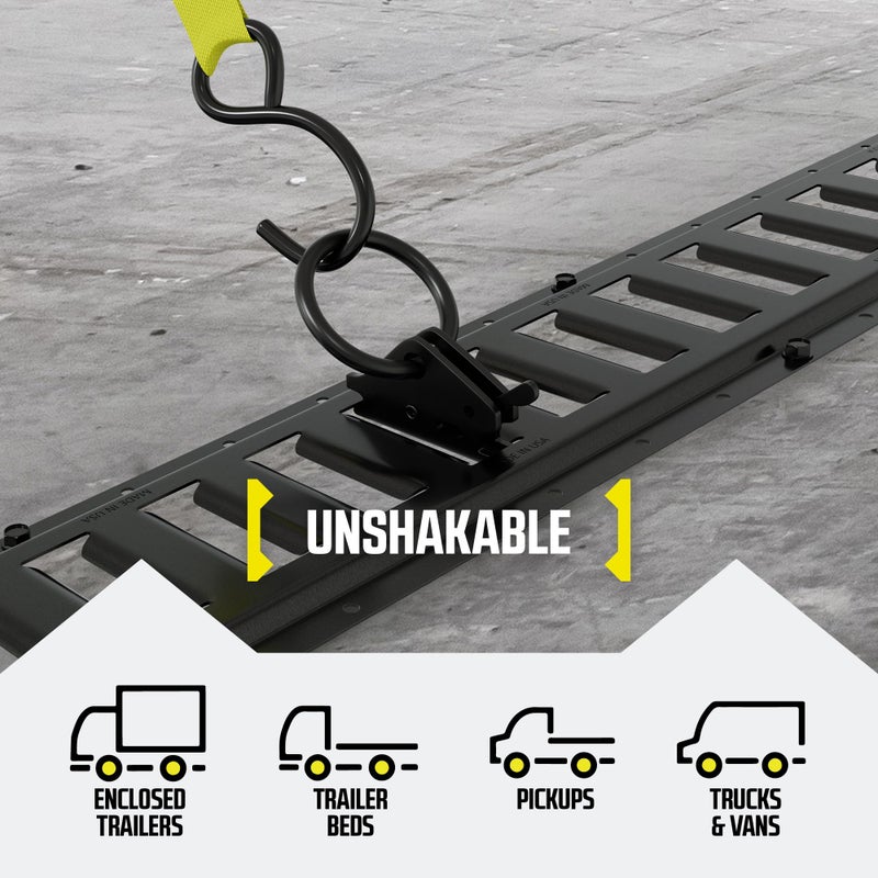 DC Cargo Mall Heavy-Duty Steel O-Ring (Pack of 10) 4500Lbs Break Strength - E Track Accessories Tie-Down Anchors for E-Track Tie-Down System - Image 4